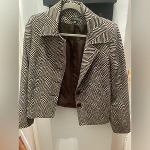 Juliana black and white jacket